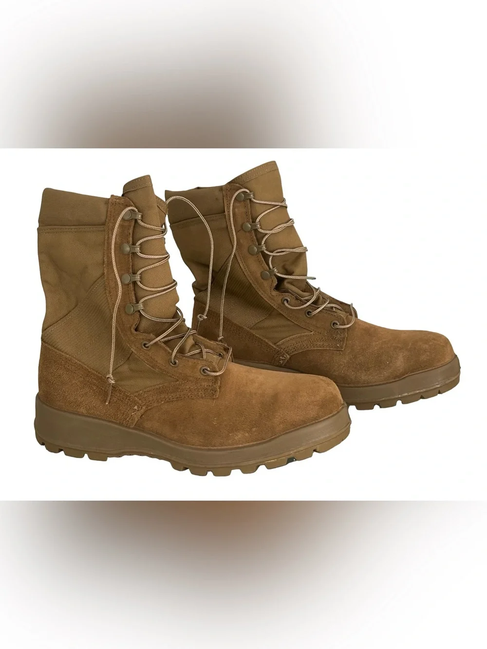 Belleville AFSTC 11 Hot Weather Steel Toe Coyote Military Combat Boots NIB $240